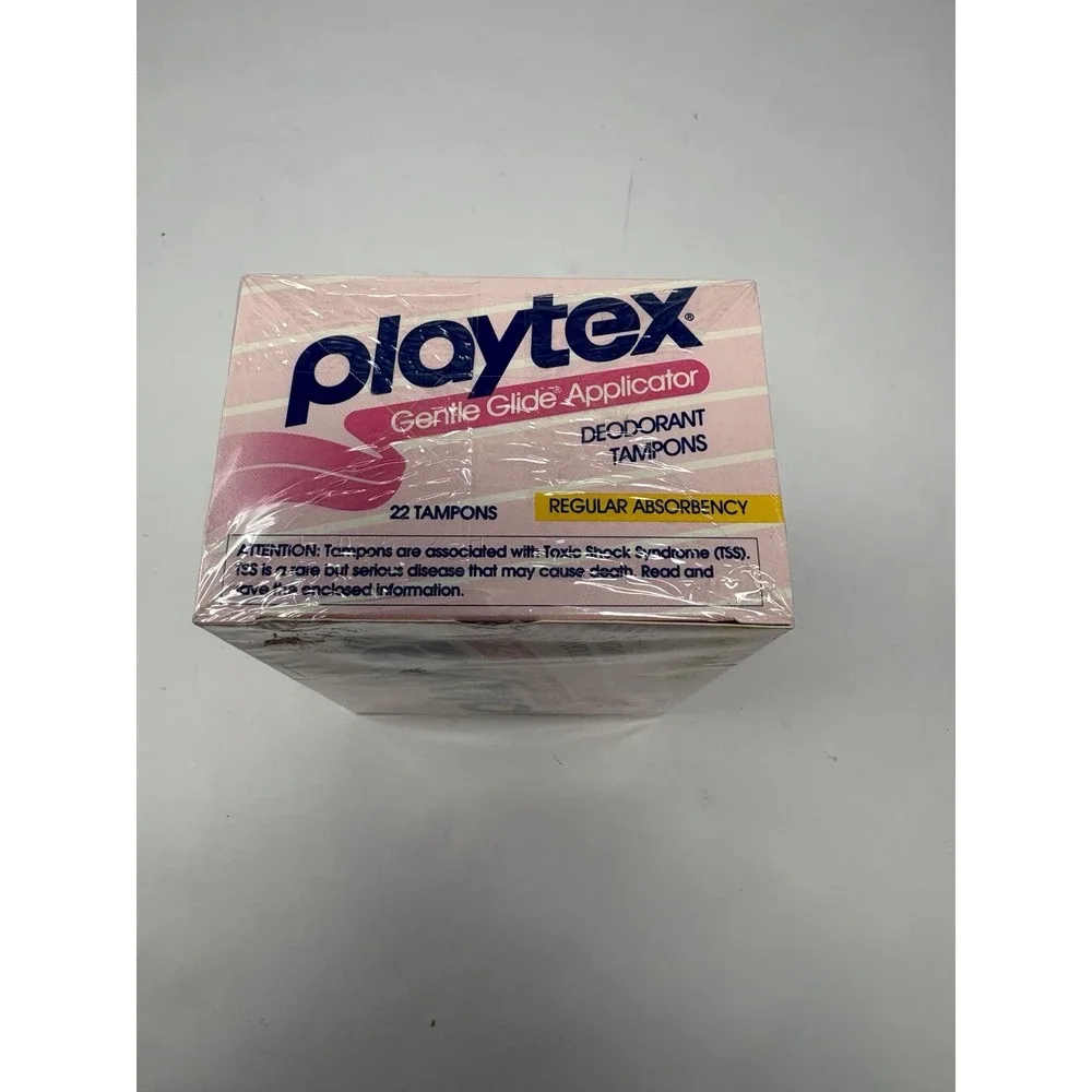 Vintage 1980s Playtex Gentle Glide Deodorant Tampons Sealed NOS Movie‎ Prop